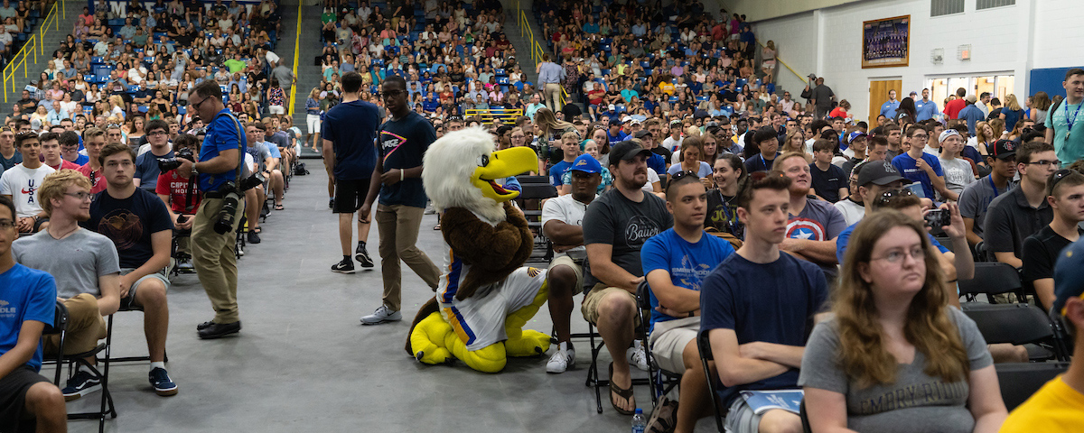Ernie at Orientation at the ICI Building