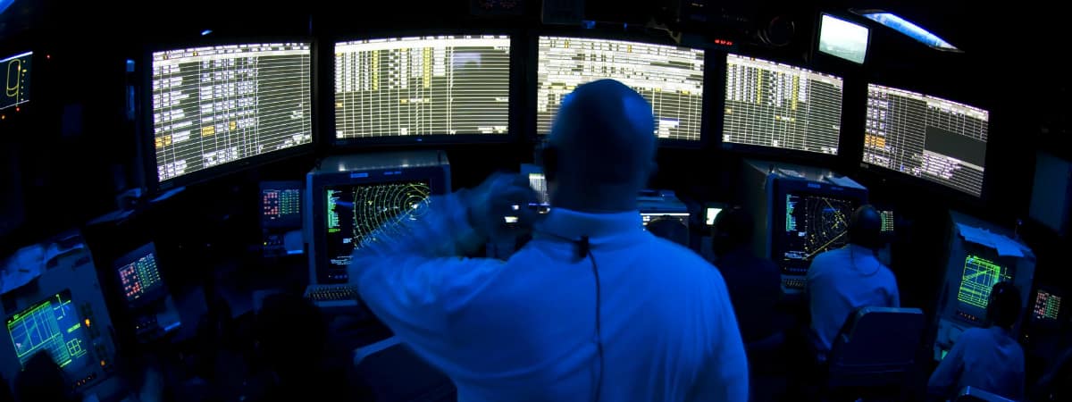 an air traffic controller