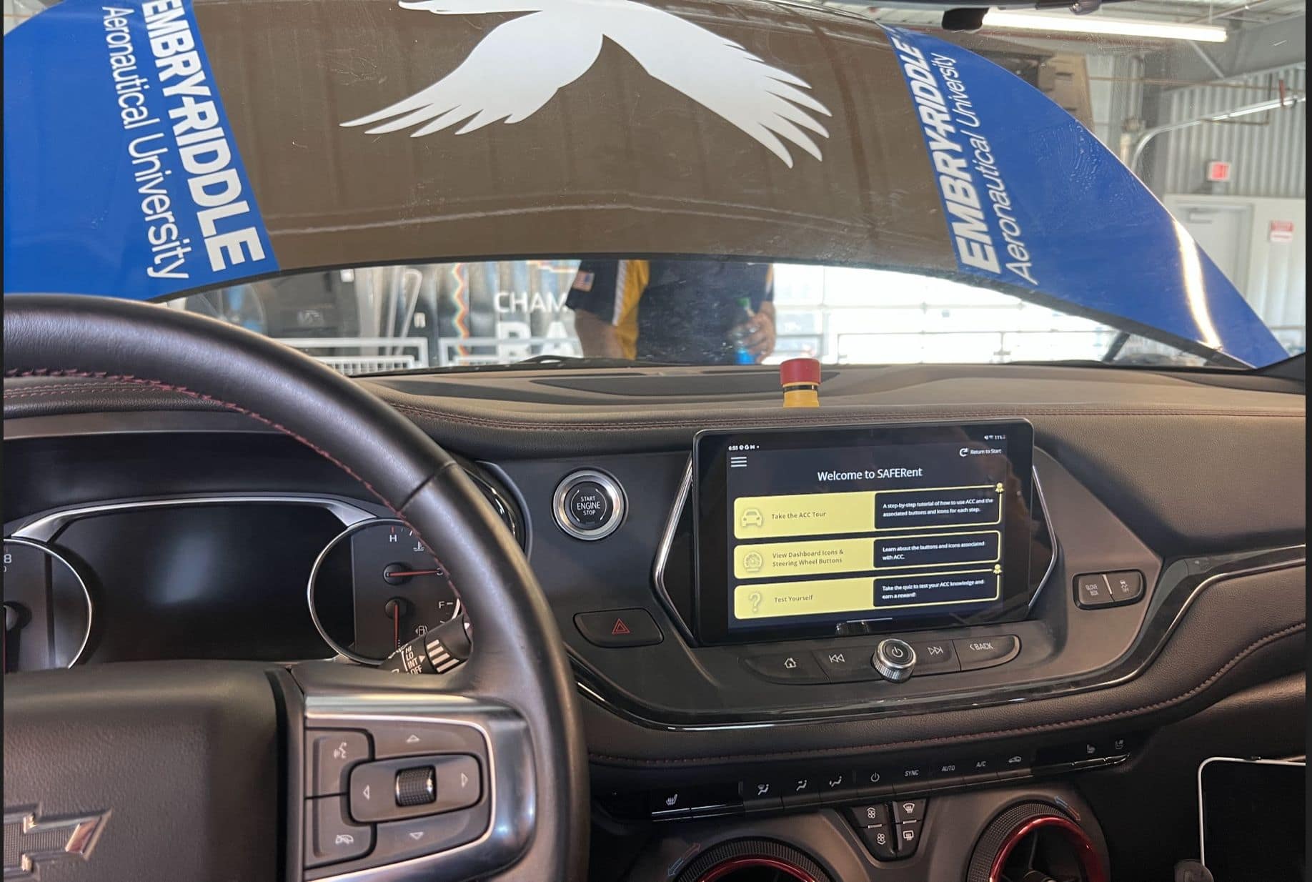Inside of the EcoCar