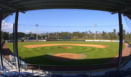 baseball fields