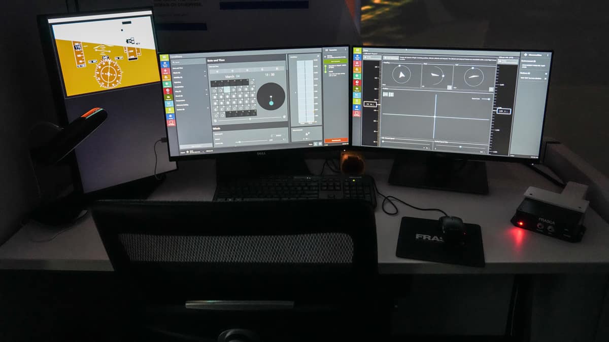 Frasca Level 5 Flight Training Device training computer