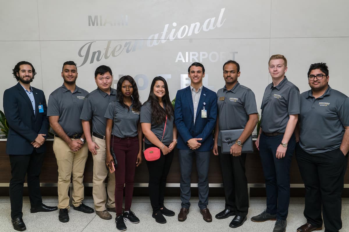 Embry-Riddle Business Eagles visit Miami International Airport