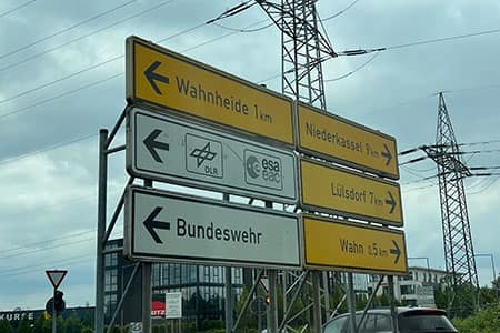 German street signs