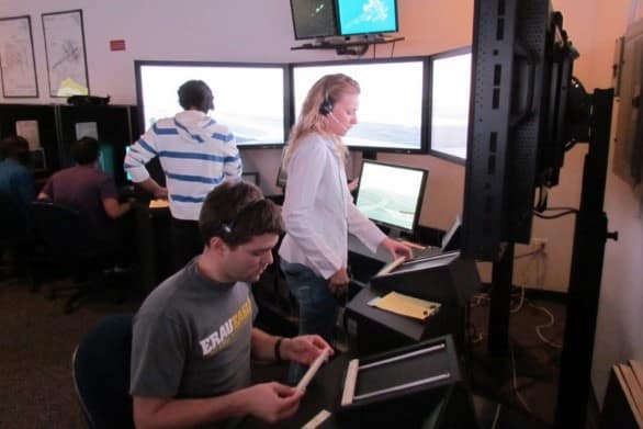 Air Traffic Control Tower Lab at Embry-Riddle Aeronautical University in Daytona Beach