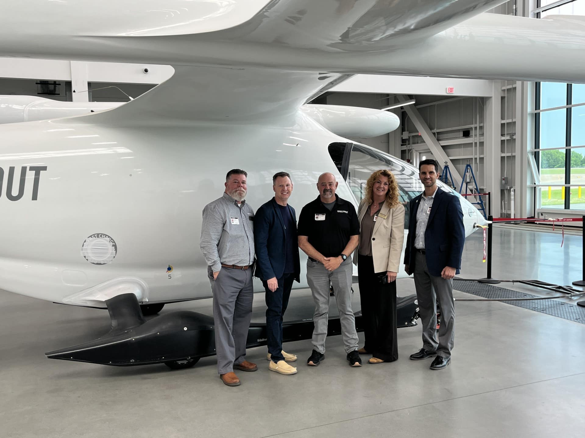 Dr. Adkins visits Beta Technologies and forges new partnership.