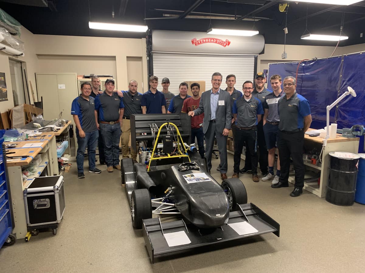 Autonomous race car in the ERBAL Lab
