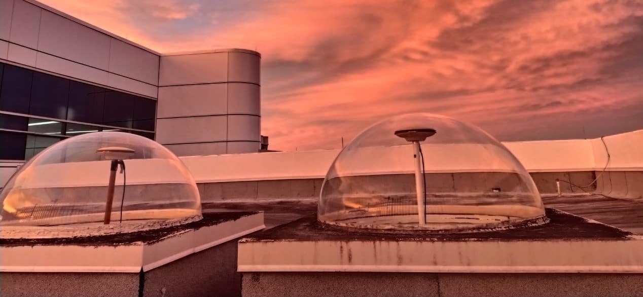 Novatel Antennas at SPRL roof