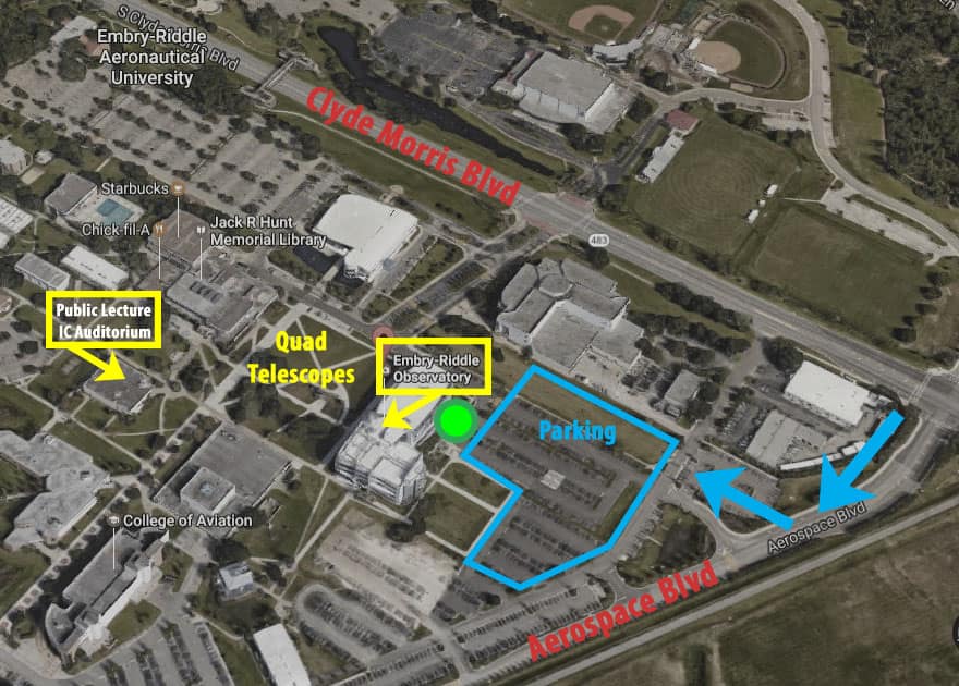 Observatory Open House map