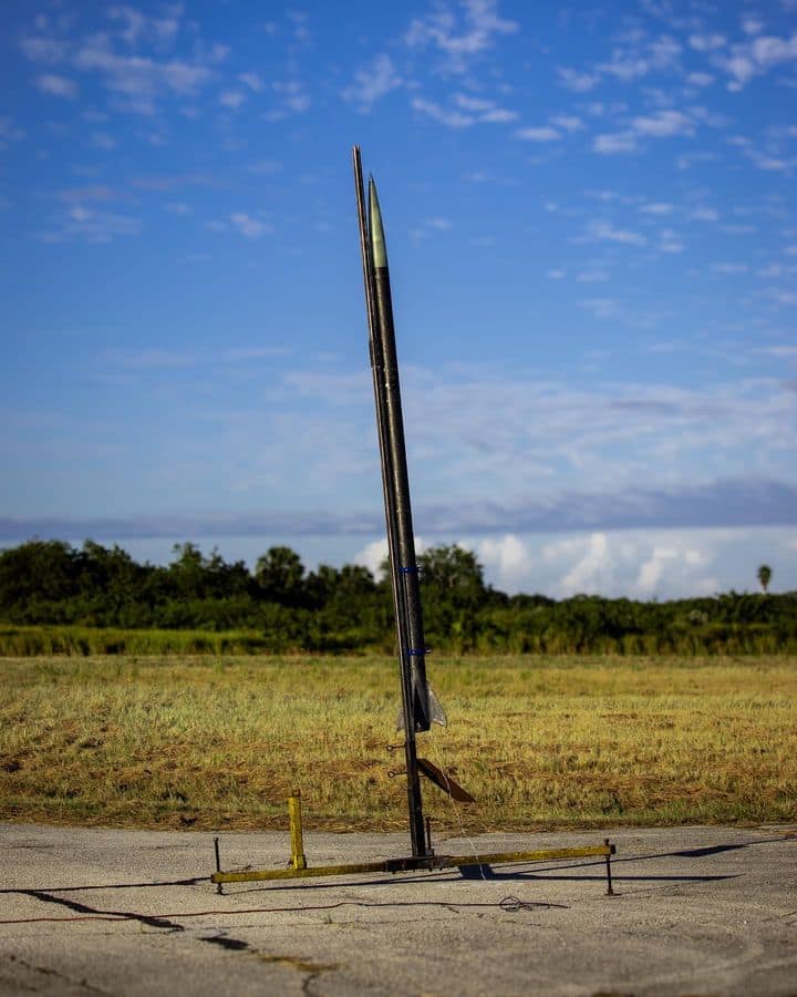 Artemis Rocket on the pad