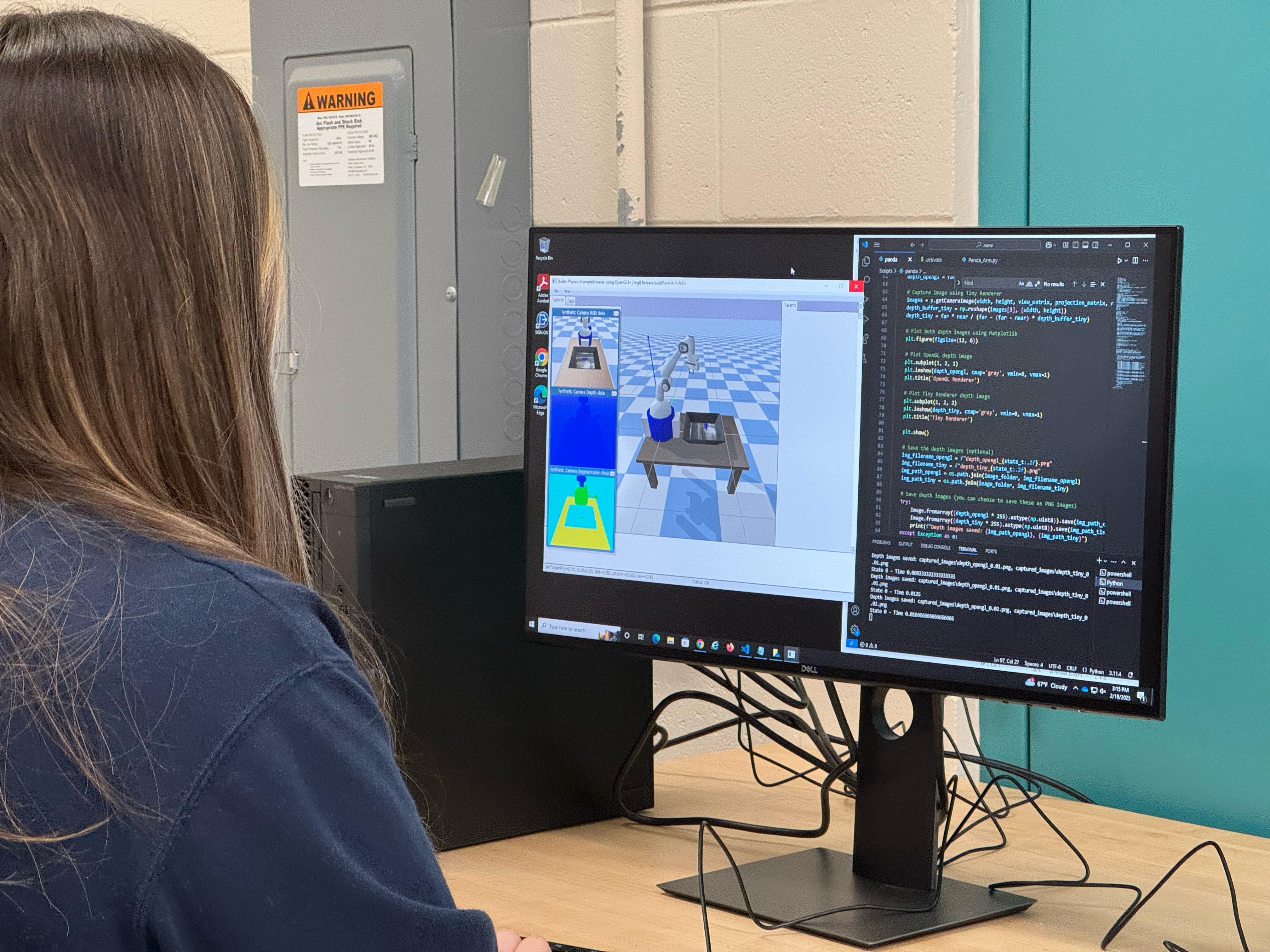 Student programming simulator