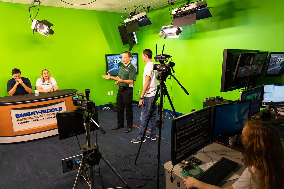 Meteorology Broadcast Studio
