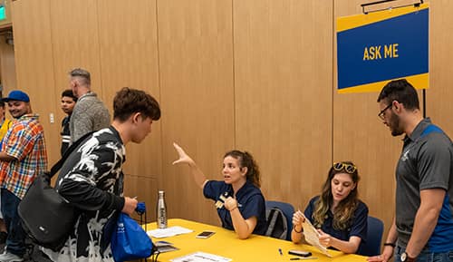 Students checking-in at Embry-Riddle Daytona Beach