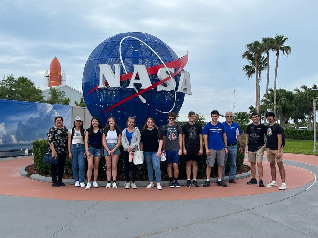 REU Students visiting the Kennedy Space Center.