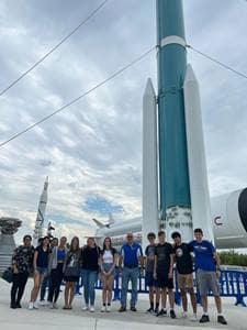 REU Students visiting the Kennedy Space Center.