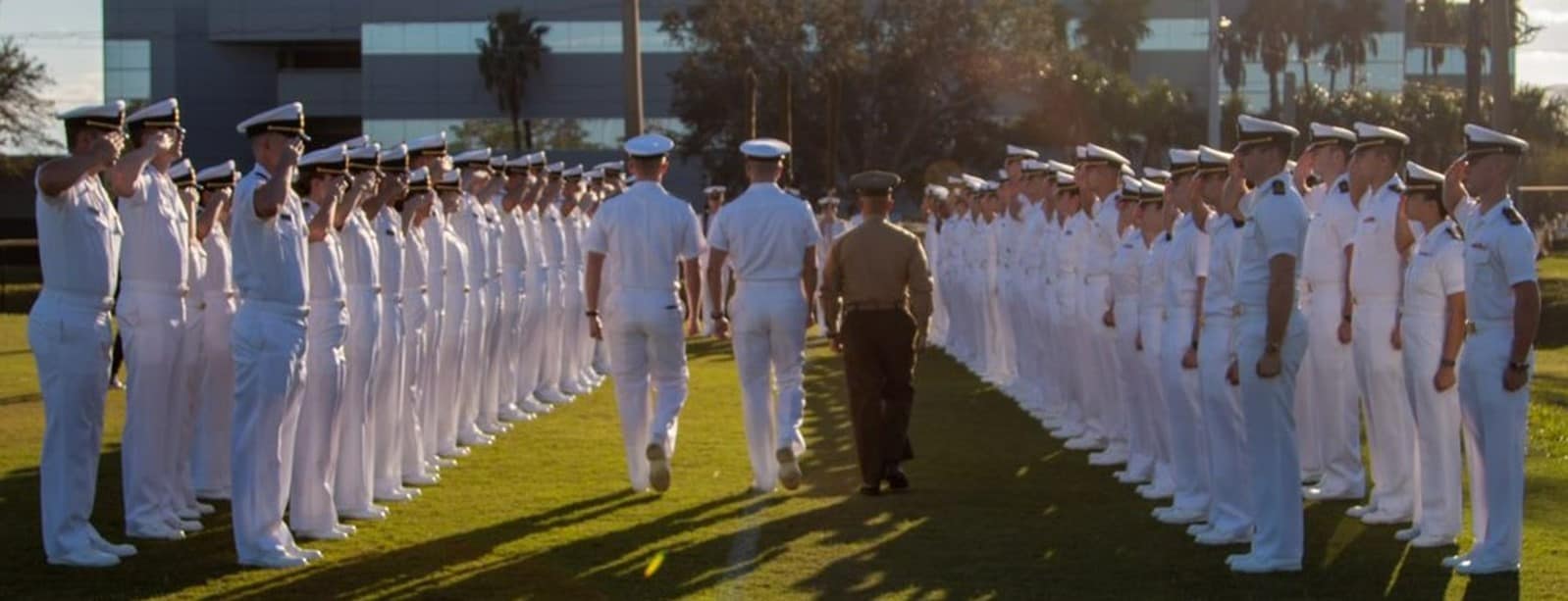 ERAU naval rotc members