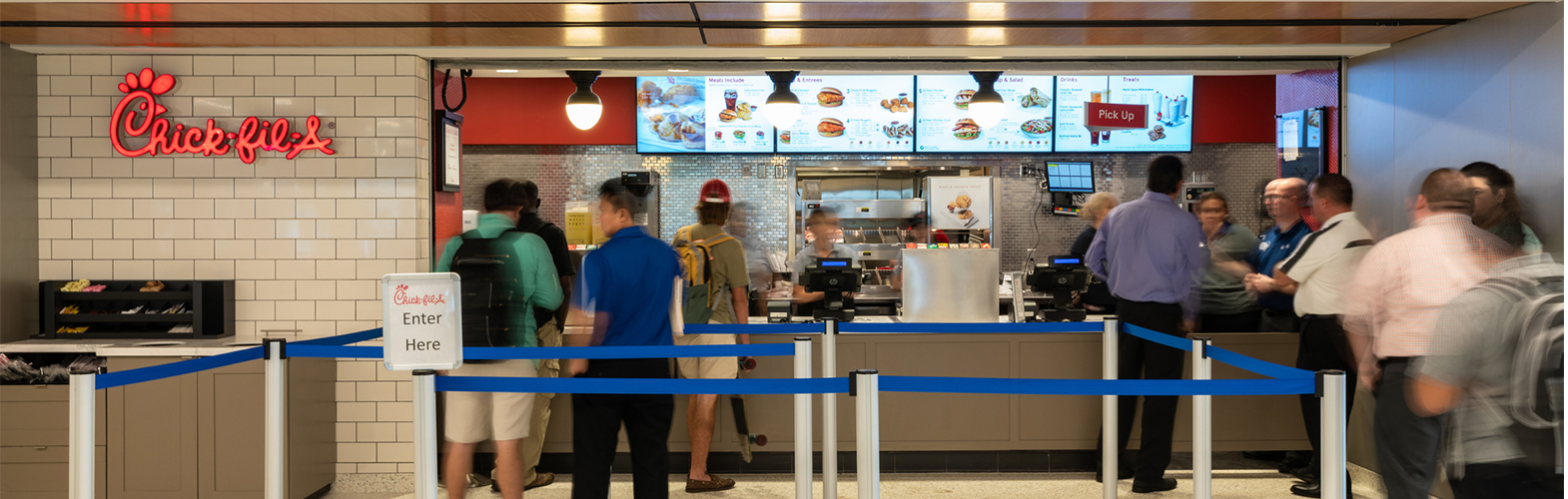 Chick Fila in the Student Union