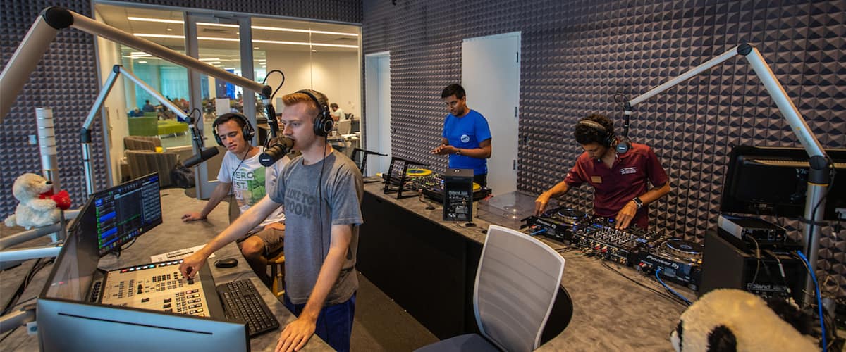 WKID Radio at the Student Union.