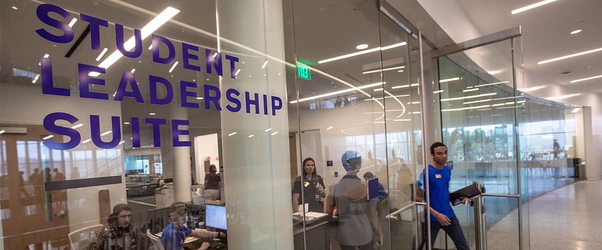 Student Leadership Suite at the Student Union.