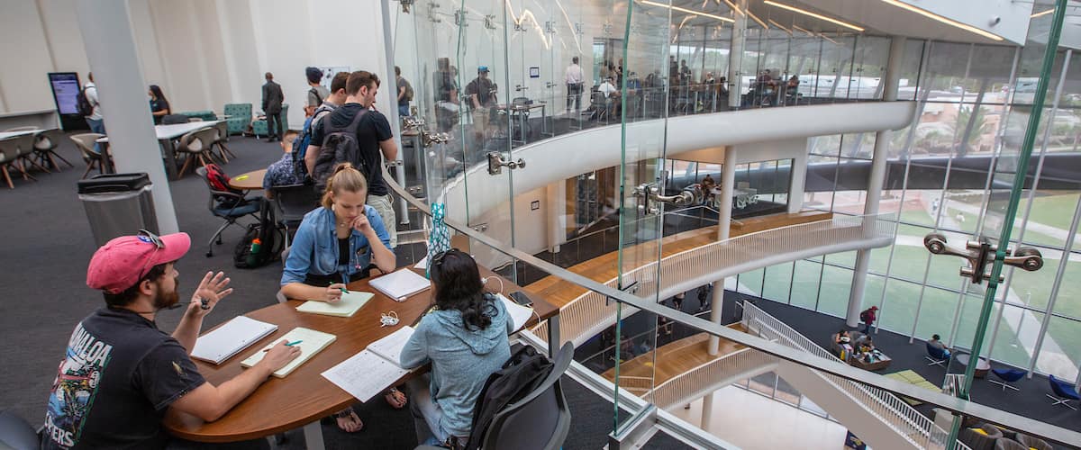 Study areas at the Student Union